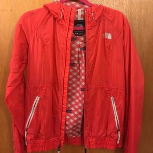 North Face Red Rain Jacket S